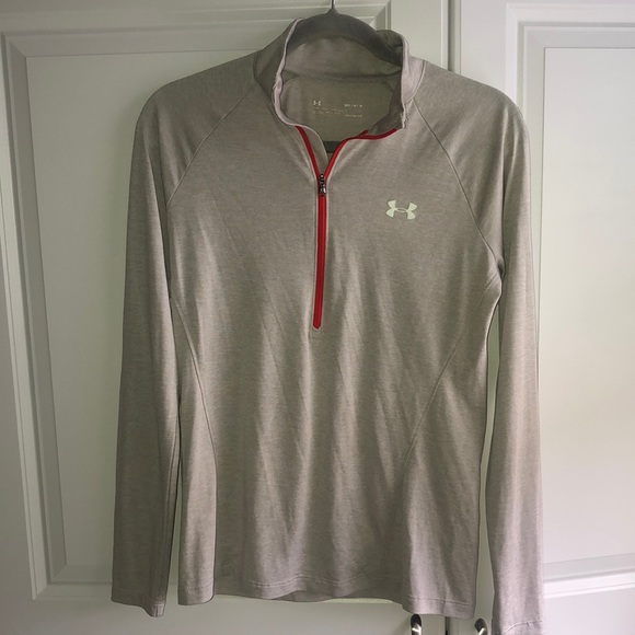 Under Armour Half Zip Athletic Top‎ Shirt Women’s Medium heat Gear - Picture 1 of 14